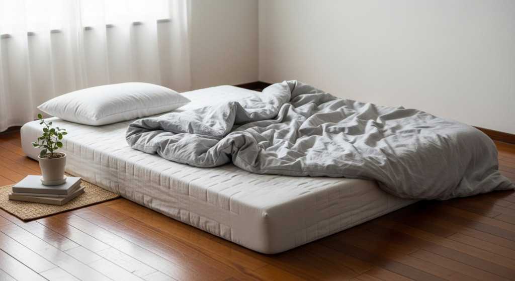Czy materac może leżeć bezpośrednio na podłodze?