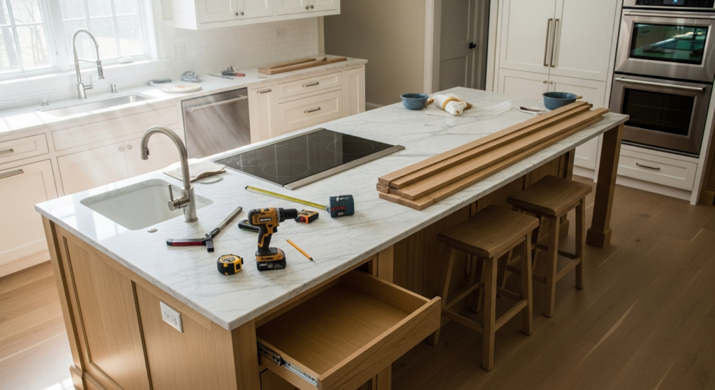 Jak zrobić wyspę kuchenną?