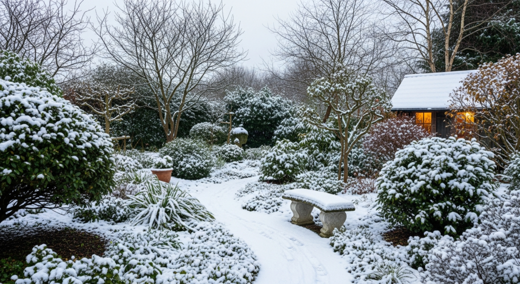 Zimowy ogród – marzenie każdego ogrodnika – jak zrobić, jak zaaranżować