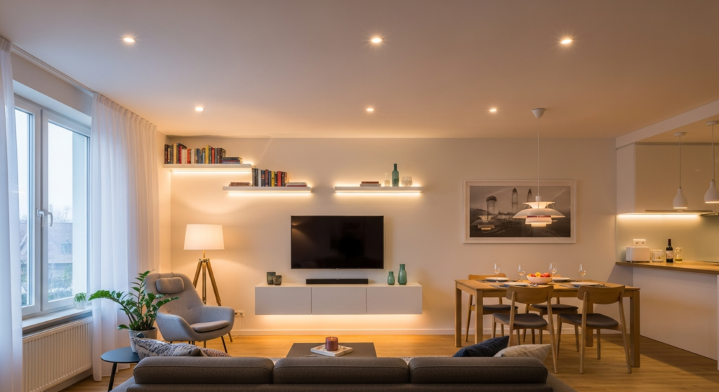 Jak odpowiednio rozplanować oświetlenie w mieszkaniu?