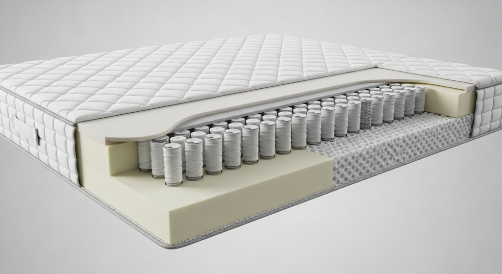 Materace hybrydowe – na czym polega ich innowacja?