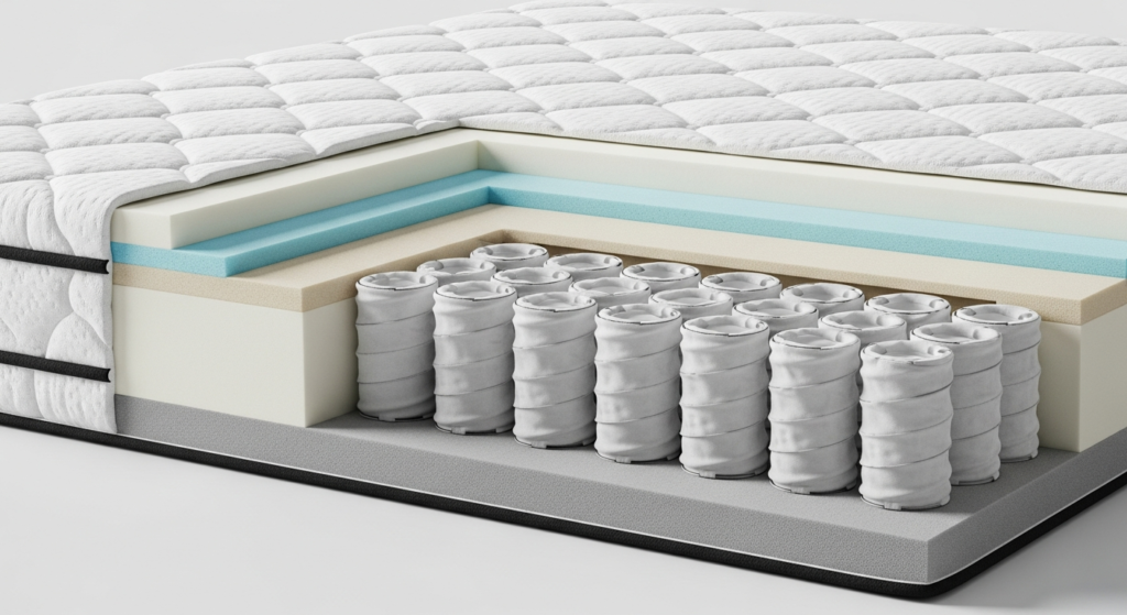 Materace hybrydowe – na czym polega ich innowacja?