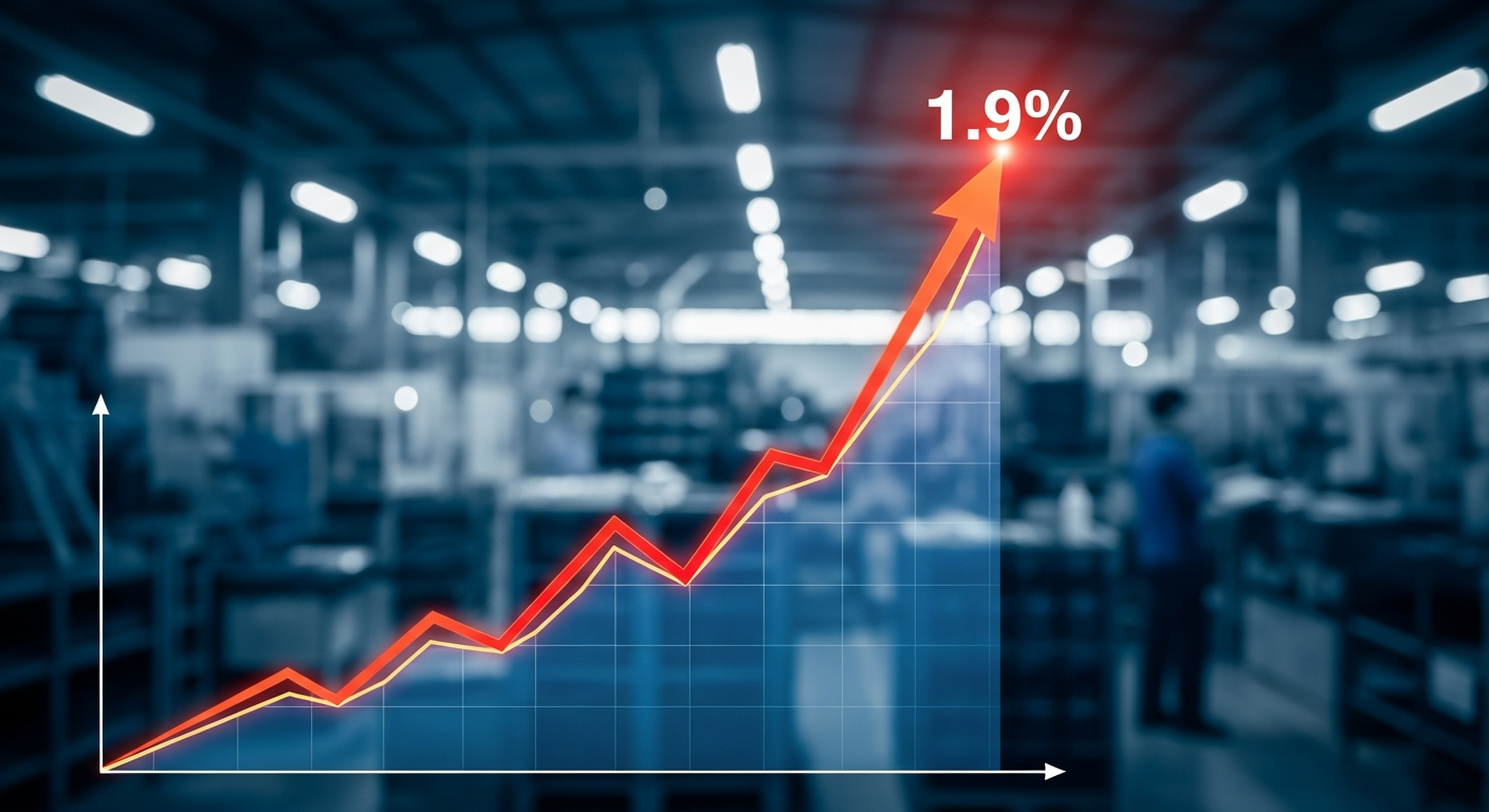 Wzrost cen produkcji przemysłowej w kwietniu 1,9% według GUS